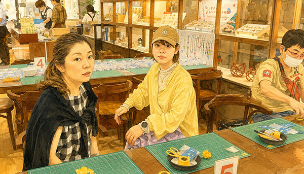 笑顔を見せるYさん＆Kさん